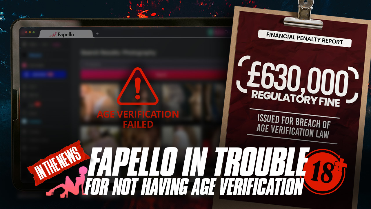 Fapello nei guai per non aver verificato l'età