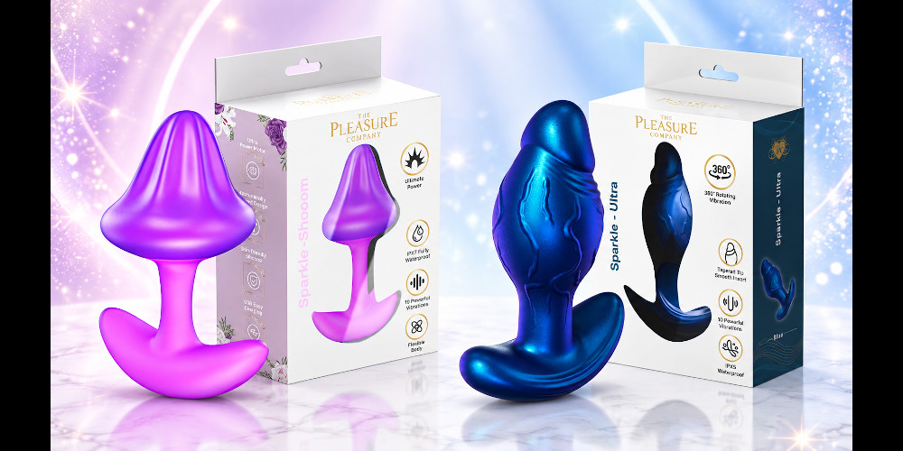 Full Circle Brands espande la collezione Sparkle con i plug anali “Ultra” e “Shroom”.